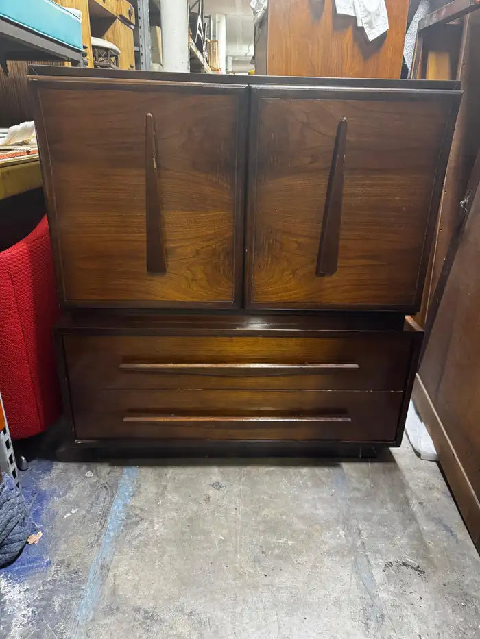 Dresser photographed on marble surface