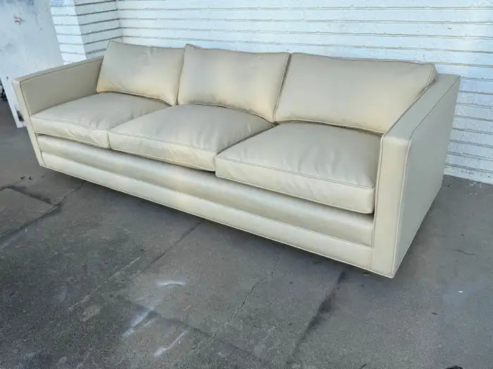 Neutral ultra fabric sofa for designer interiors