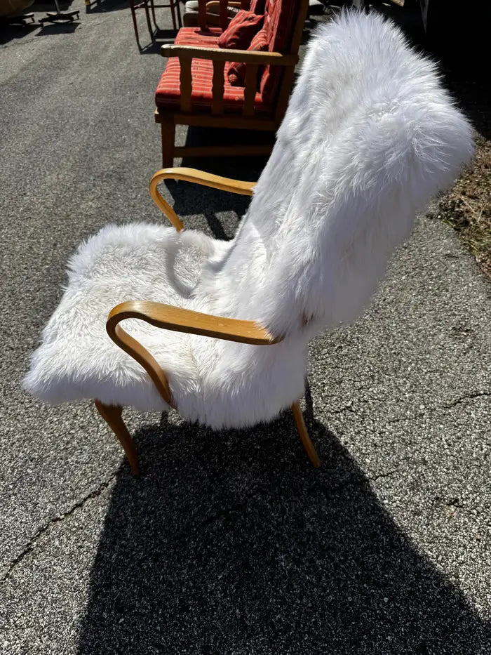 Eva bentwood armchair laminated wood frame