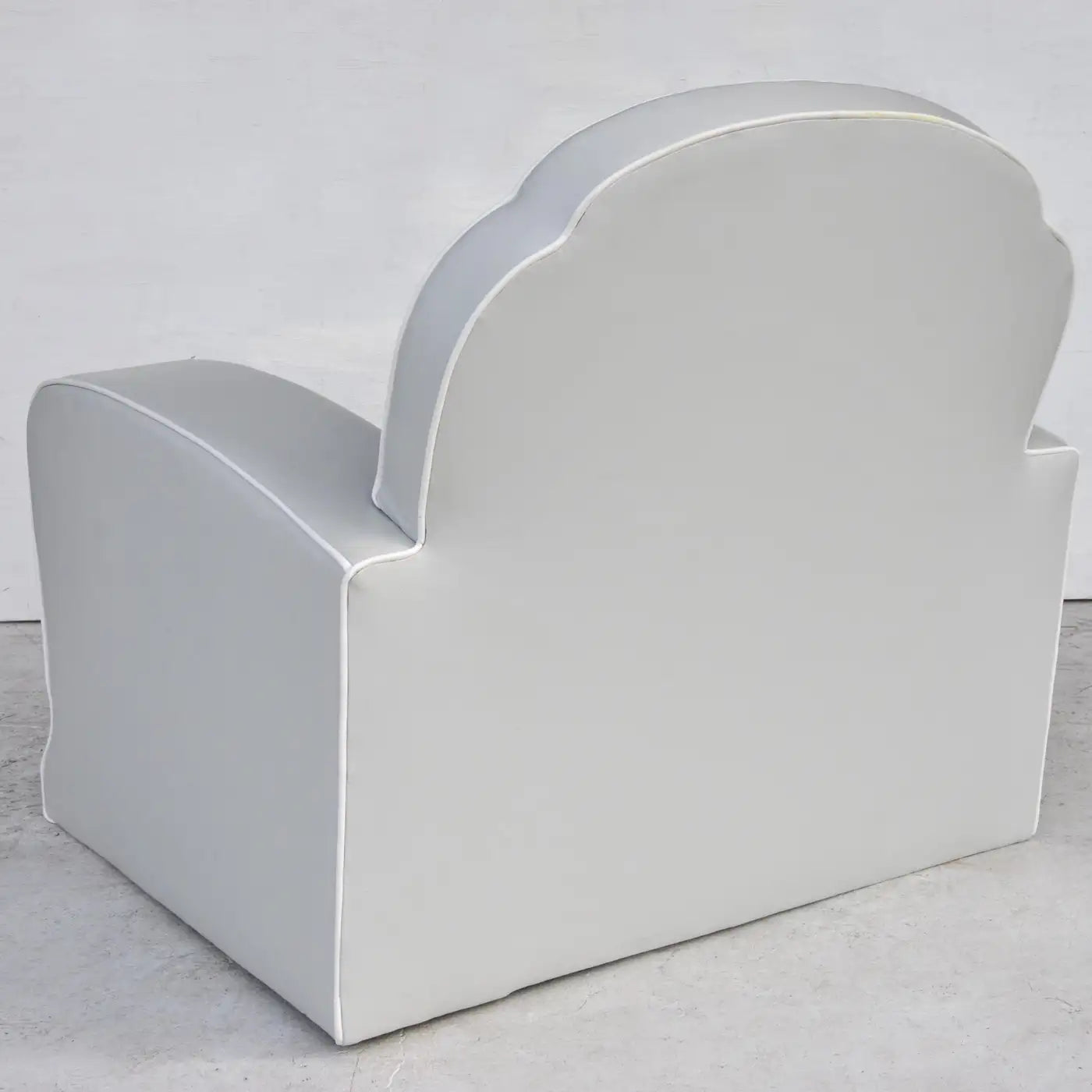 Streamlined Art Deco modernist club chair