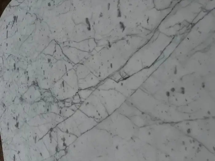 Rich walnut veneer dining room table