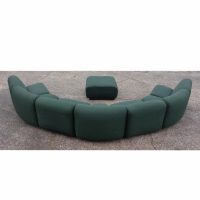 8 piece modular sofa set premium green upholstery