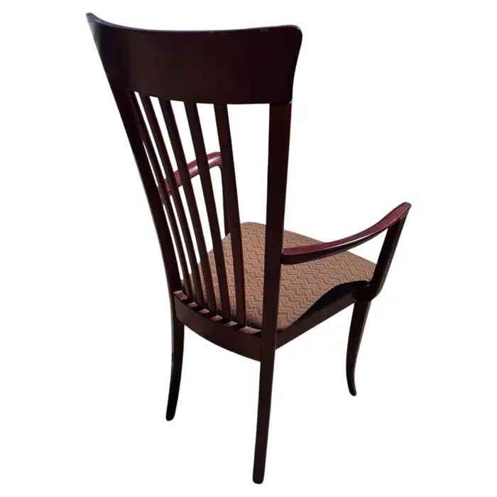 vintage wooden side chair mahogany elegant dining furniture