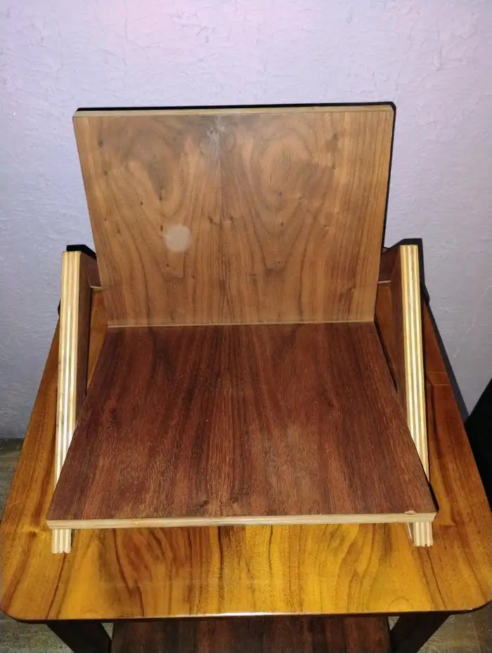 Solid rosewood book display stand for home décor