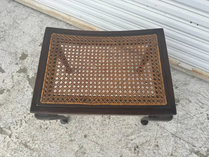 Handcrafted walnut stool