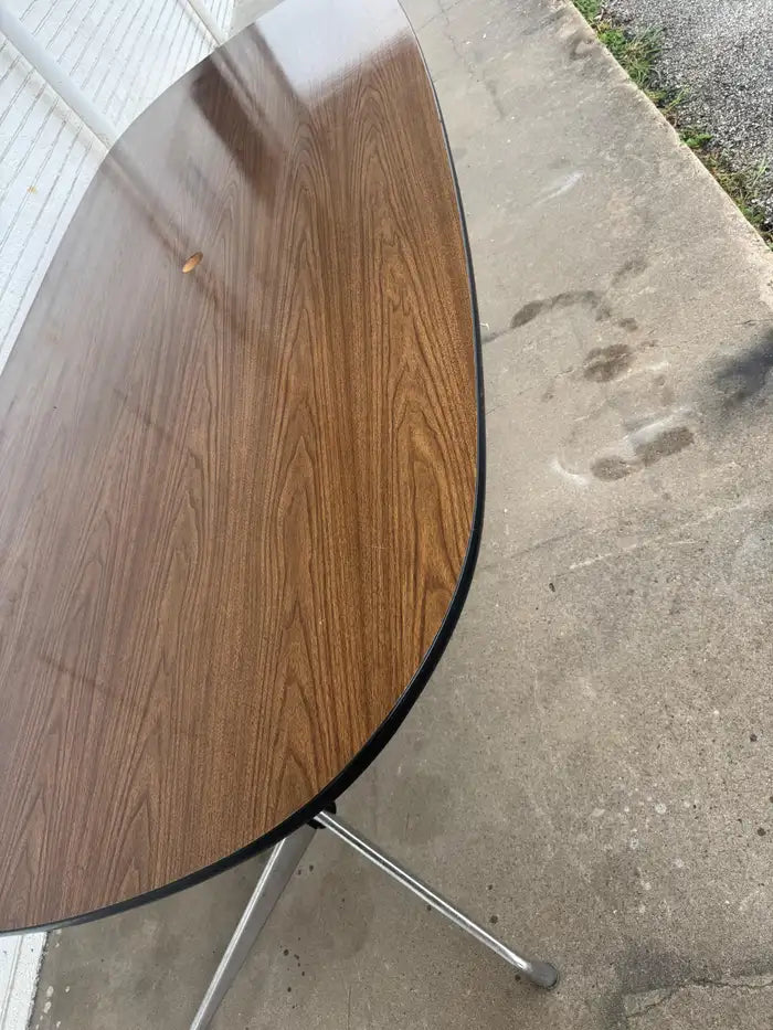 Modern oval boardroom table for corporate office interiors