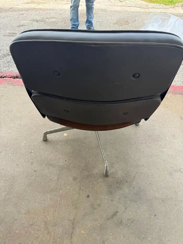 Herman Miller Time Life style office chair with polished aluminum base