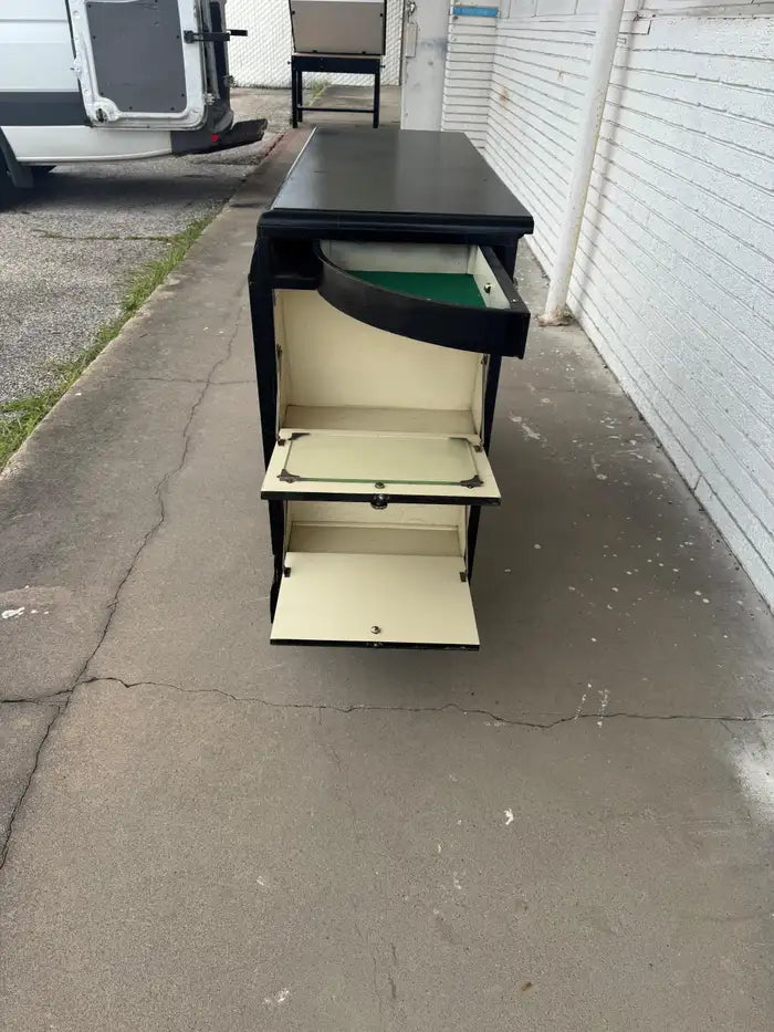 Vintage cocktail cabinet with lacquer finish