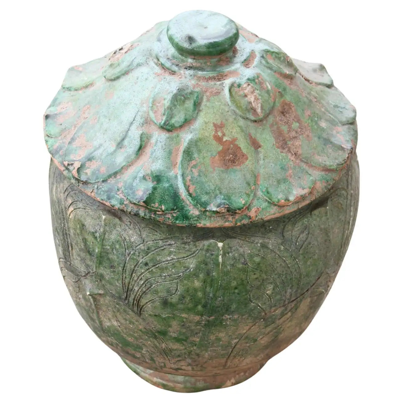 Metro Retro Furniture Yuan Dynasty ceramic pot