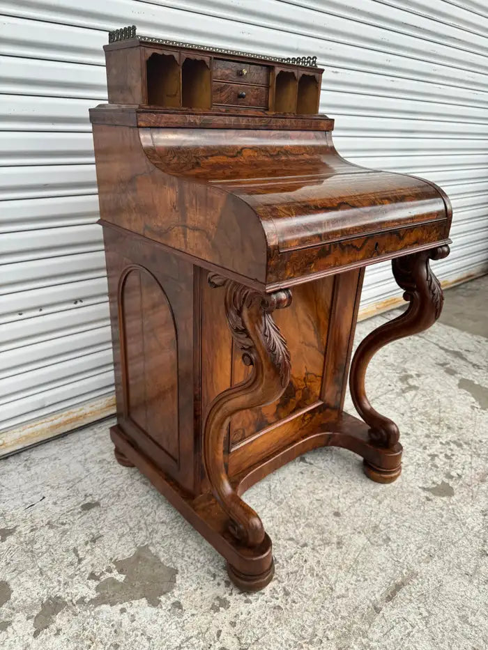 Victorian slant top writing desk