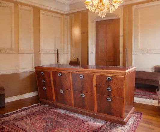 ICF Helikon Flame Mahogany Credenza
