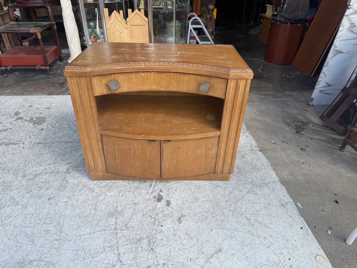 Pair of Century Furniture Mackintosh Style Nightstands w/ an Edinburgh Finish