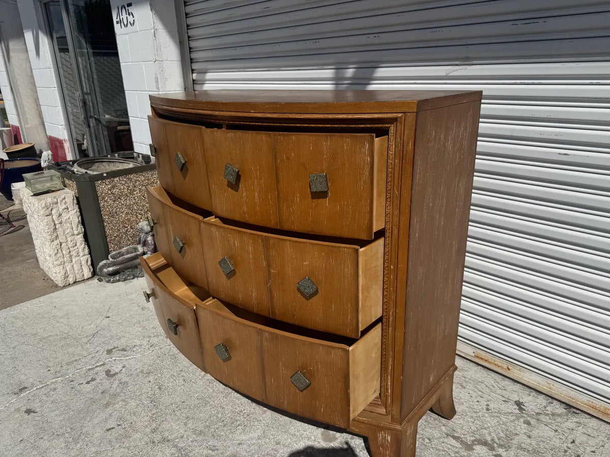 Century Furniture Bowed Front 6 Drawer Dresser in Edinburgh Finish