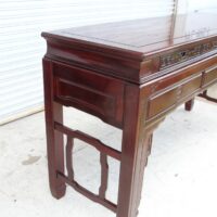 7ft Chinese Chippendale Console or Bar