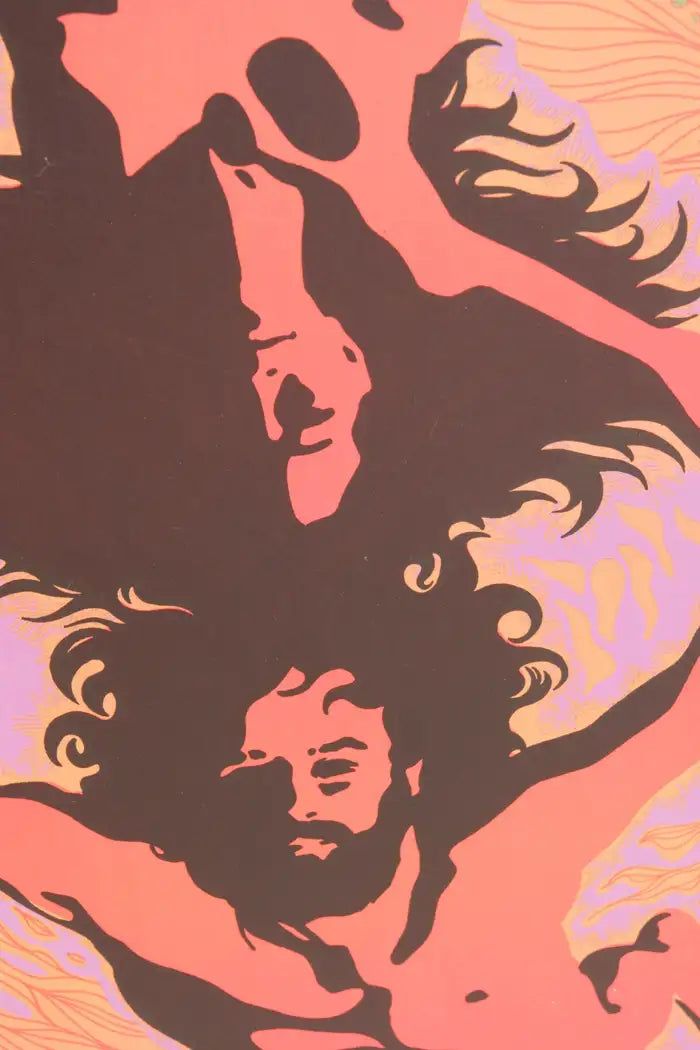 Funky features Gemini poster with retro zodiac design