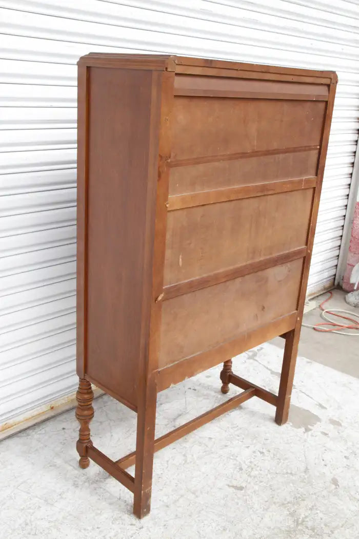 Antique 1930 Myers/Spalti Mfg Co Walnut Buffet