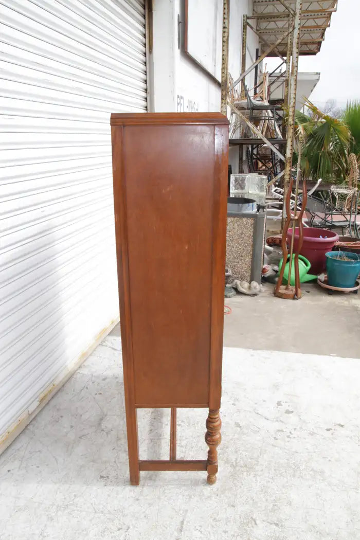 Antique 1930 Myers/Spalti Mfg Co Walnut Buffet
