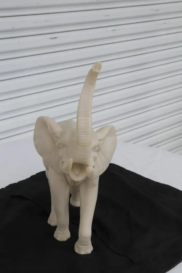 Cast Resin Good Luck Trunk Elephant