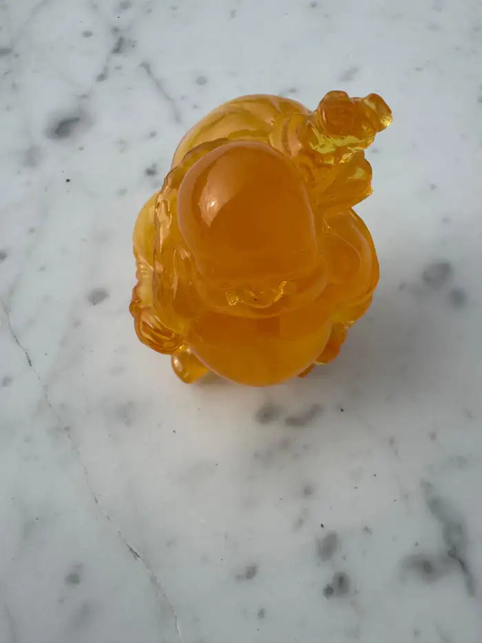 Amber 3.5" Buddha Figurine