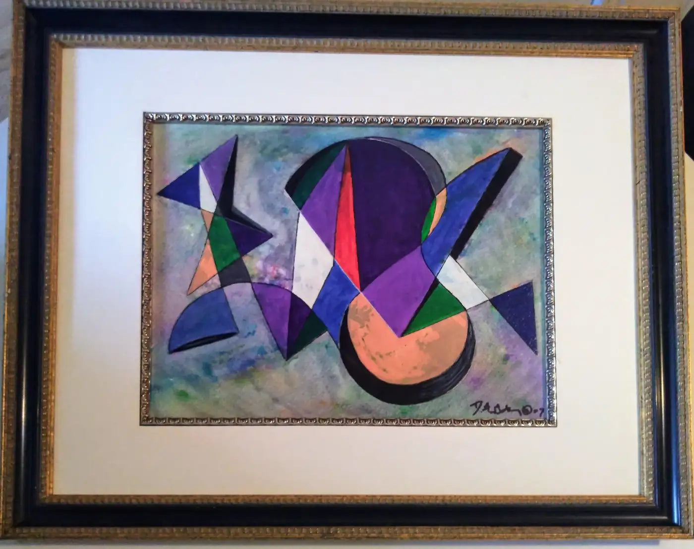 Abstract mixed media art by David F. Gatling