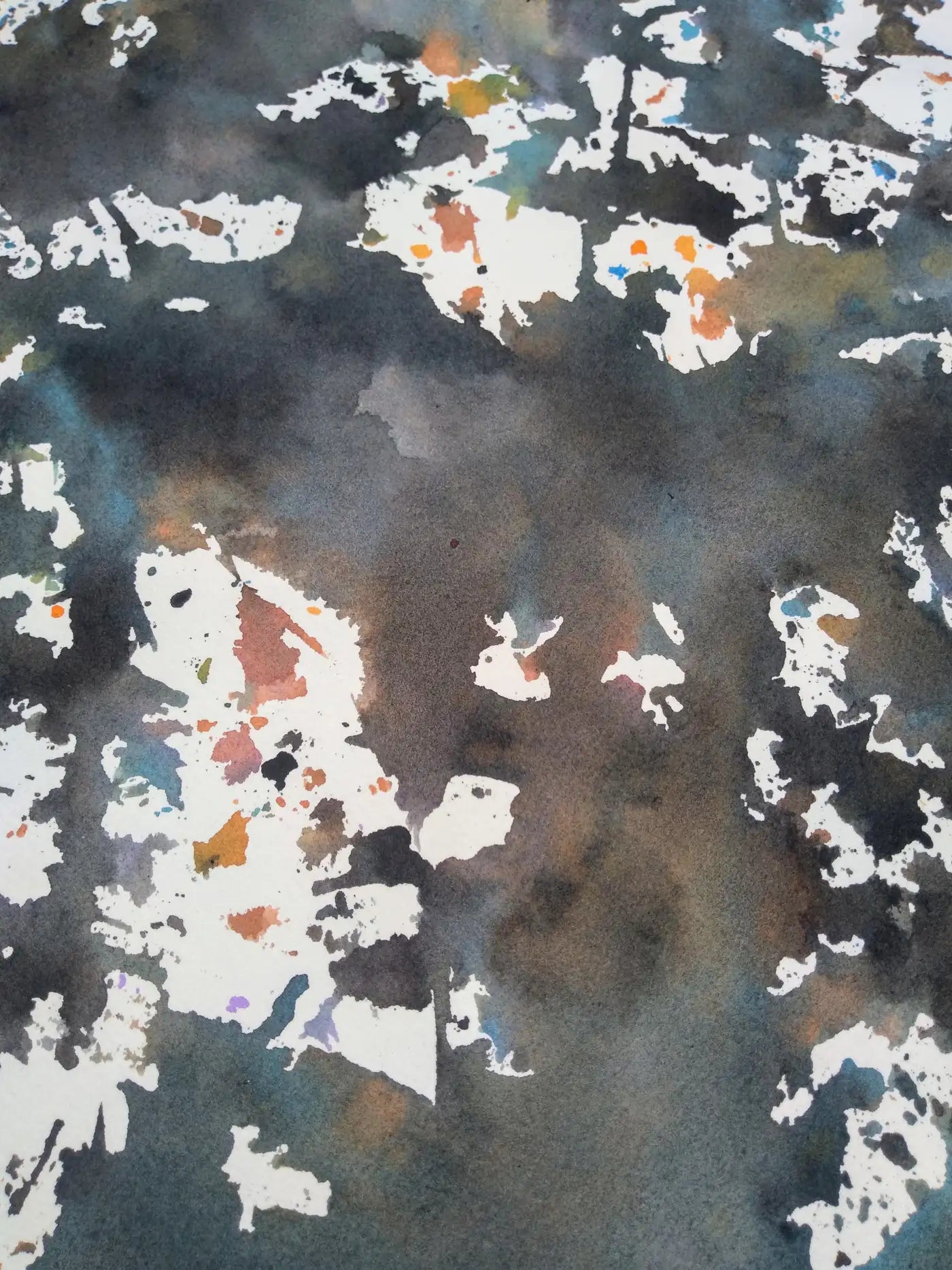 Contemporary outsider art acrylic painting
