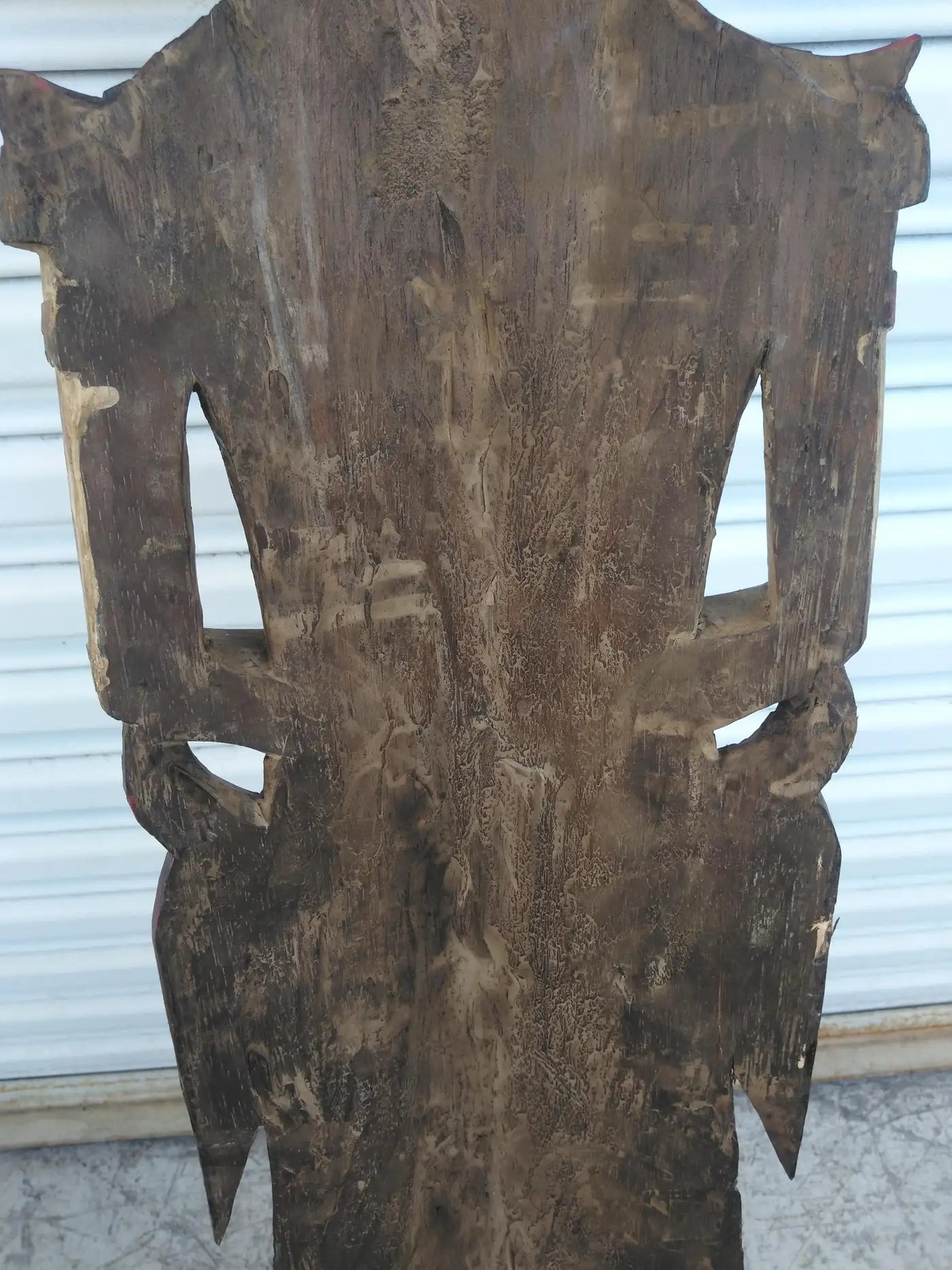 Traditional Balinese wooden religious art