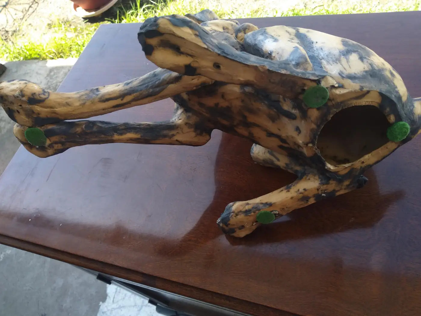 Unique Paul Jenkins animal figurine in ceramic