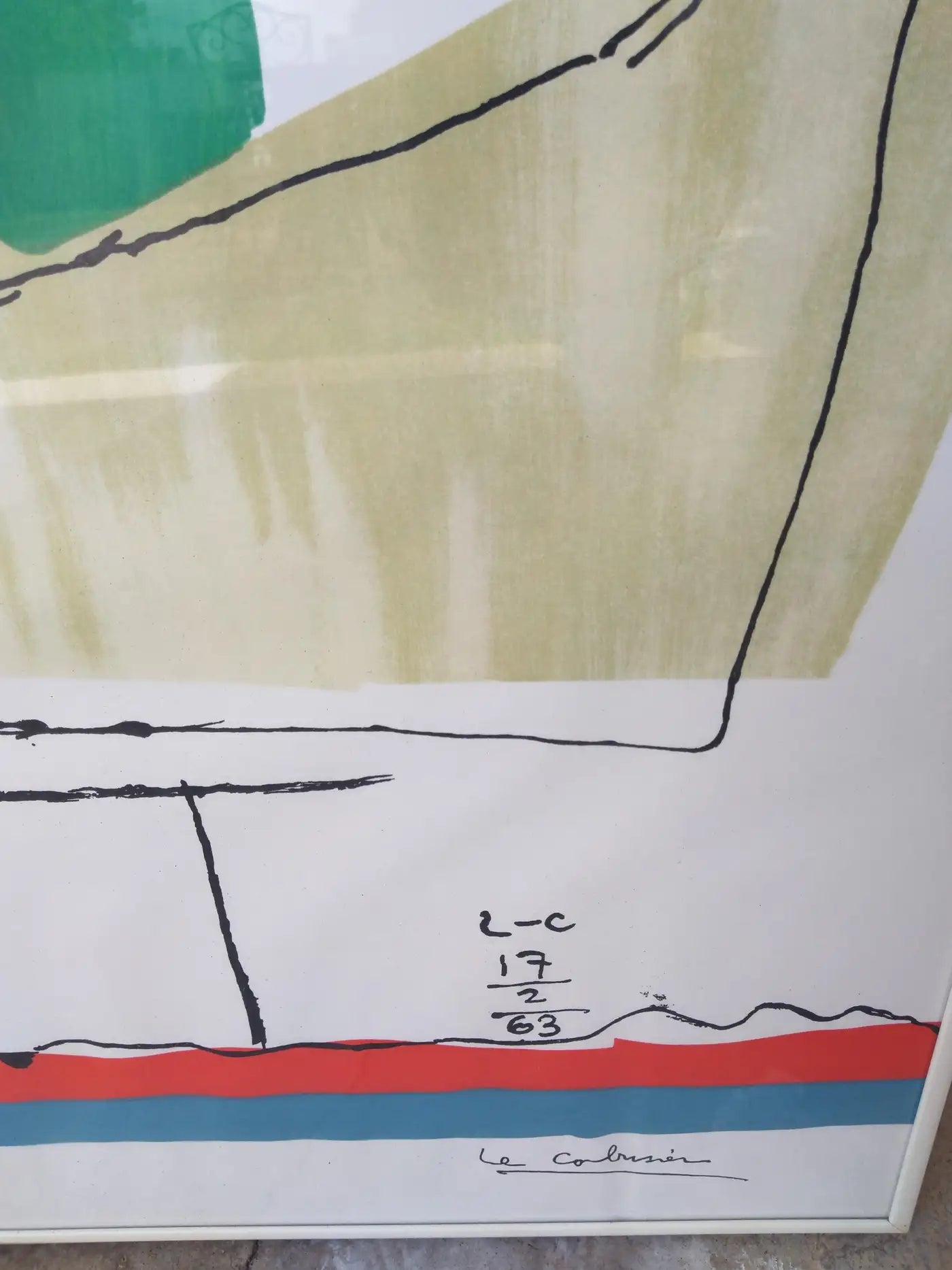 Mid-century modern art by Le Corbusier