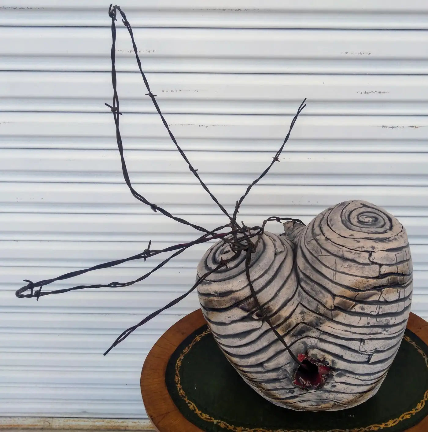 Expressive Raku ceramic art by Bruny Graves