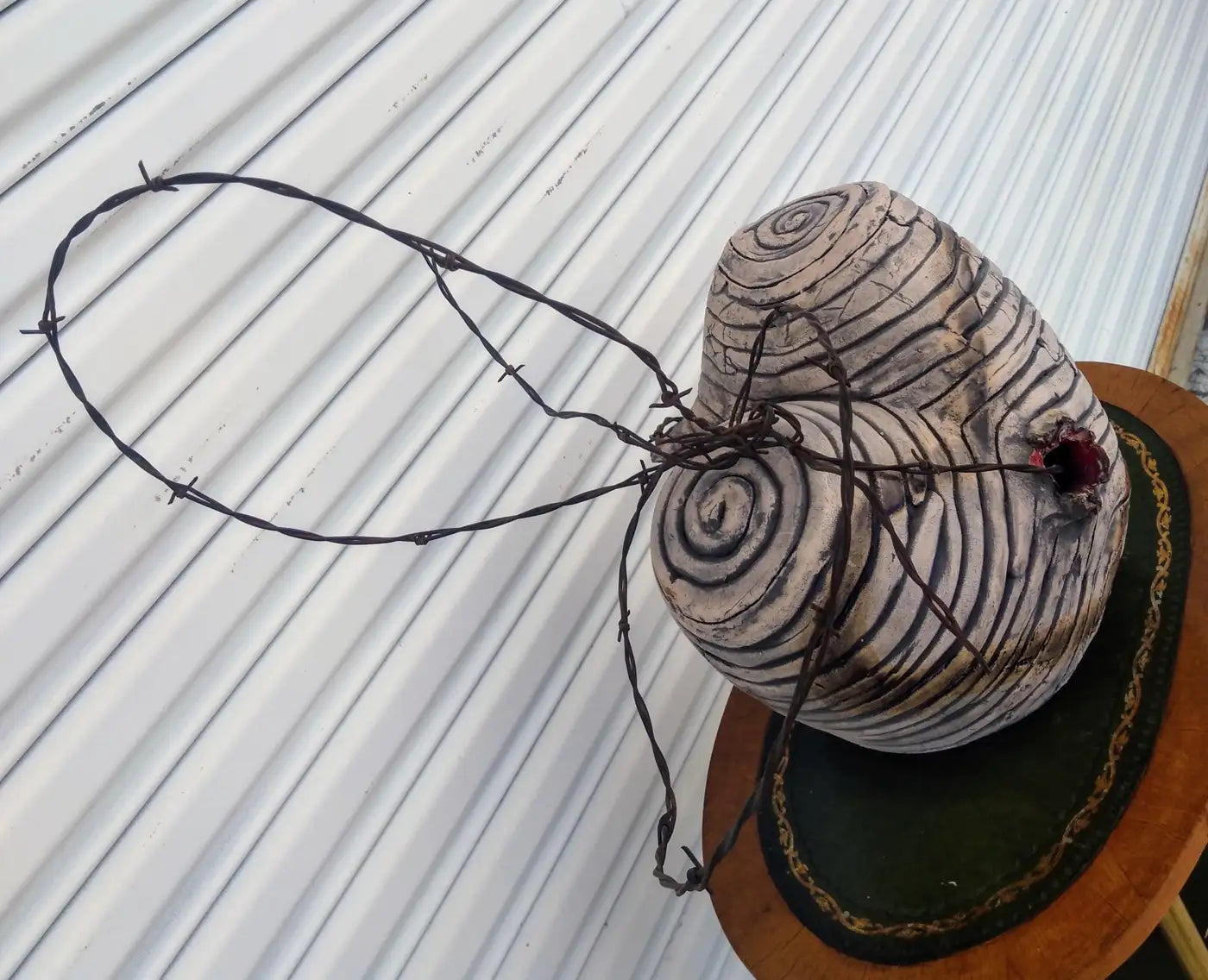 Unique ceramic sculpture Thanks A Lot artwork