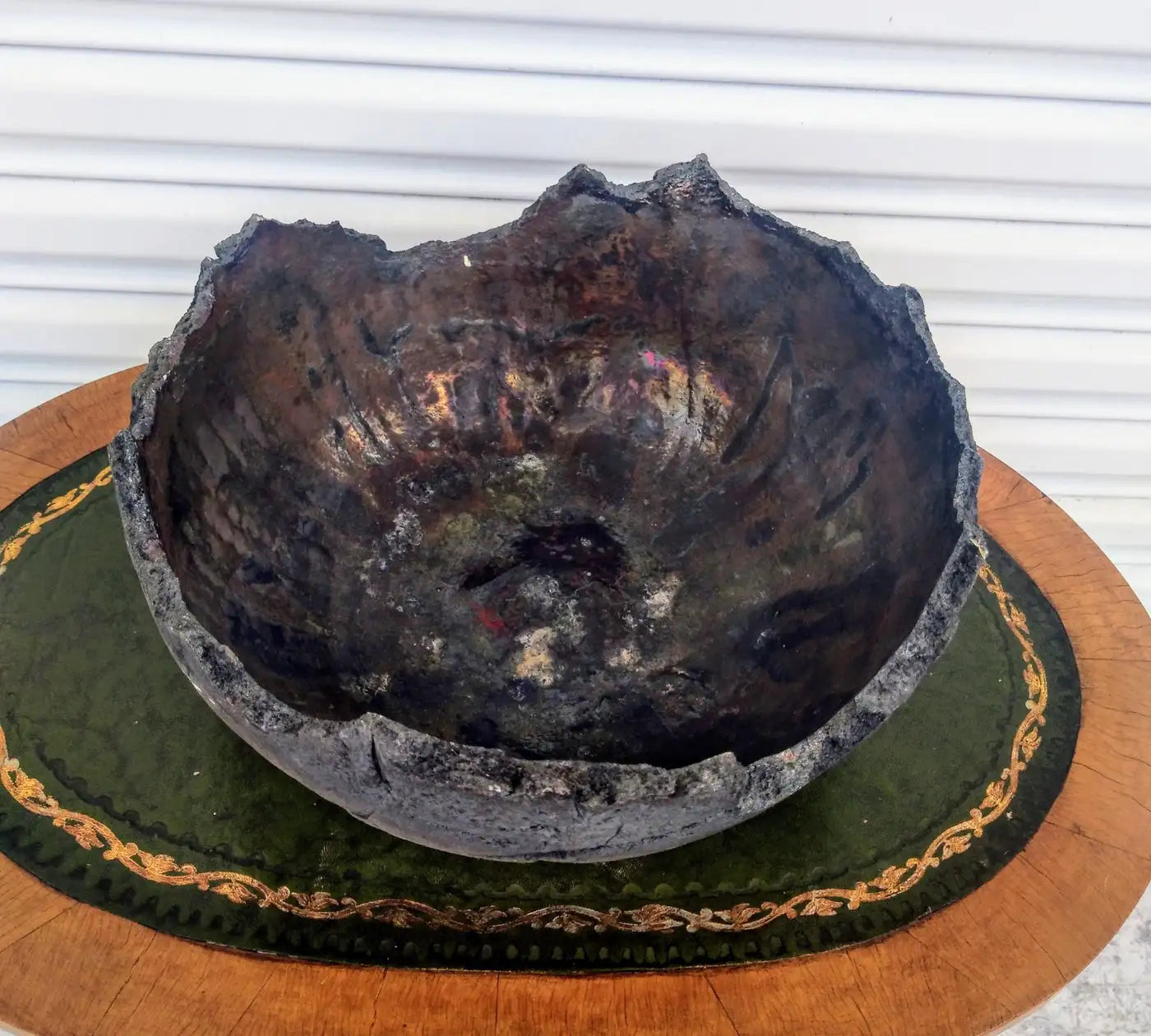 Handmade ceramic Raku bowl by Bruny Graves