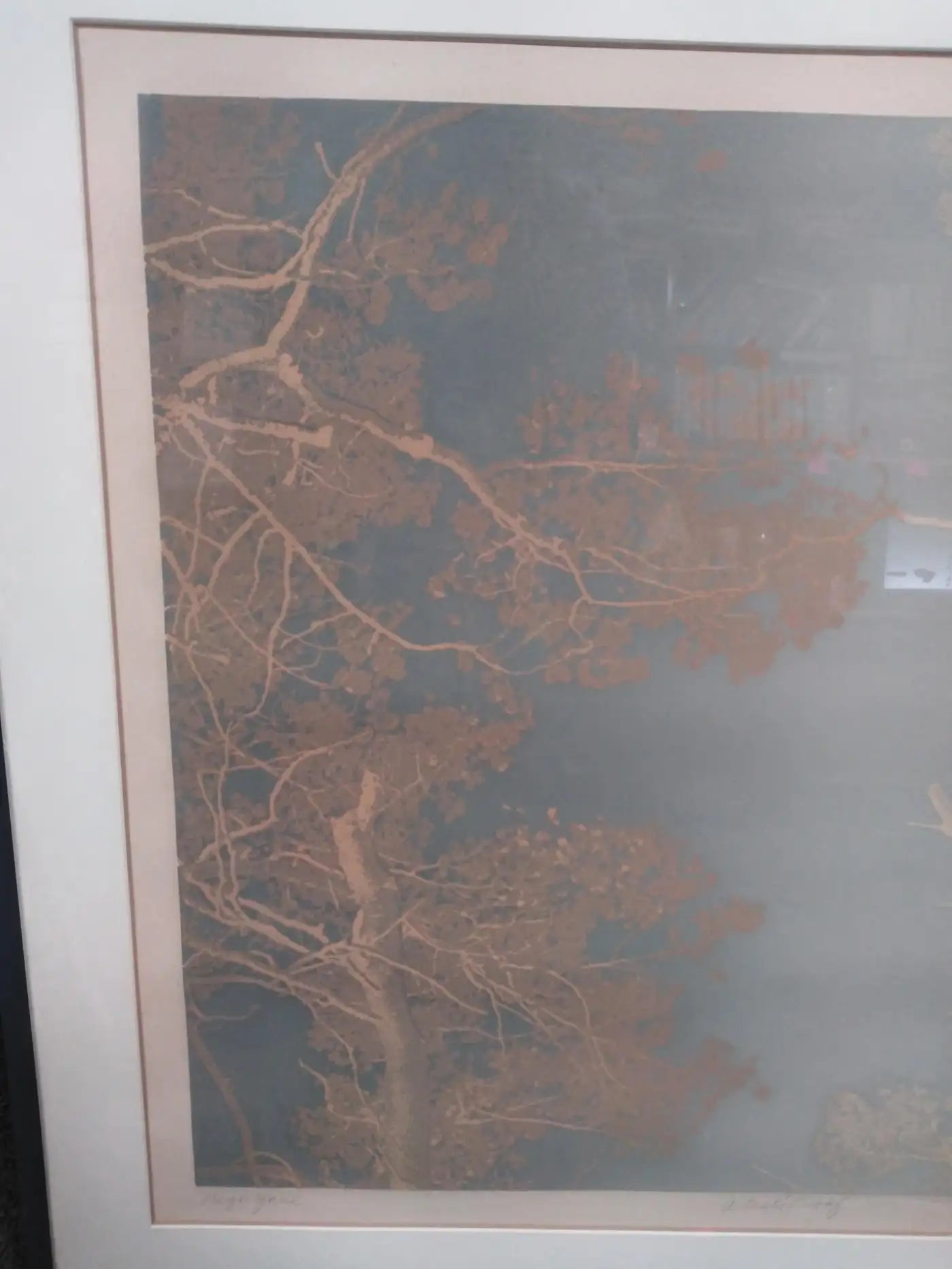Limited edition Paula Crane lithograph print