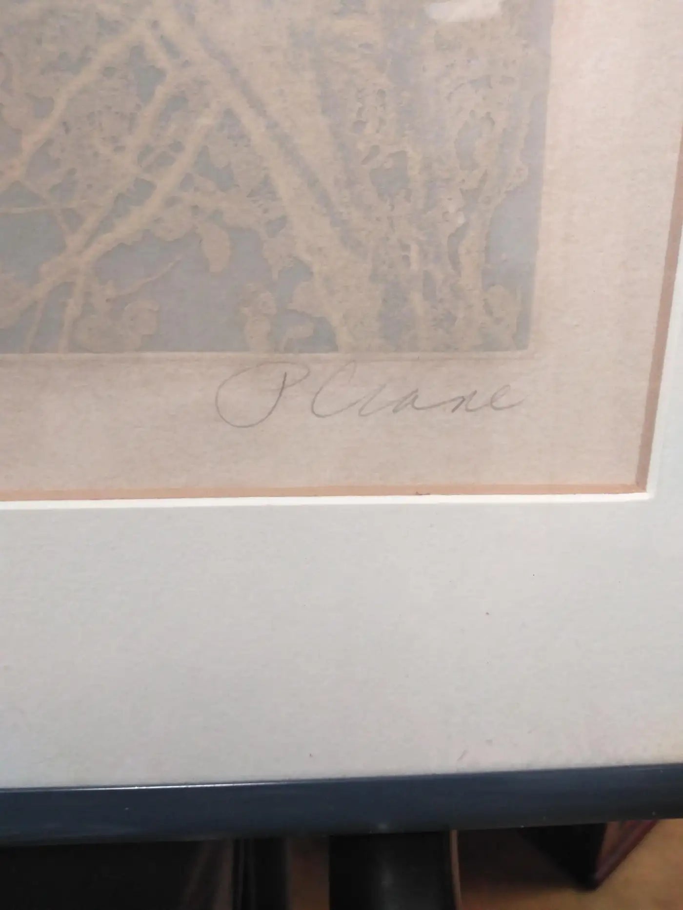 Contemporary Paula Crane art lithograph