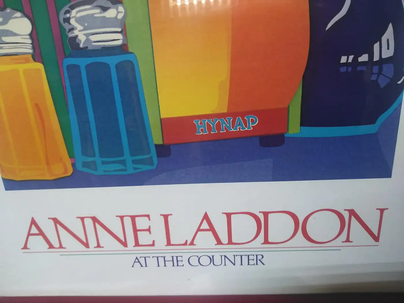 Anne Laddon "At The Counter" poster