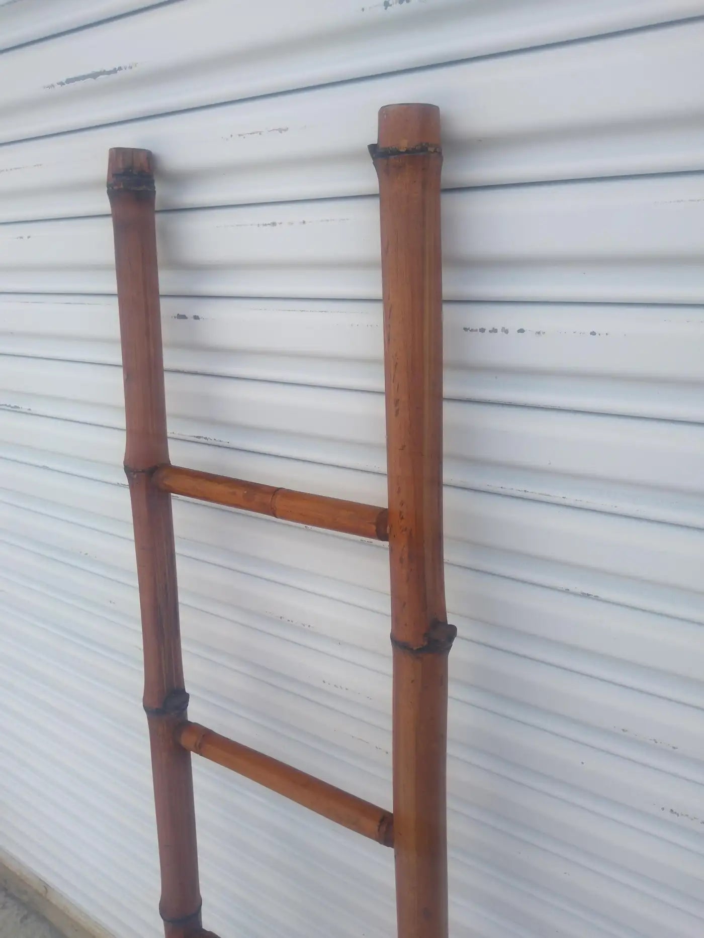 Bamboo 5 step ladder