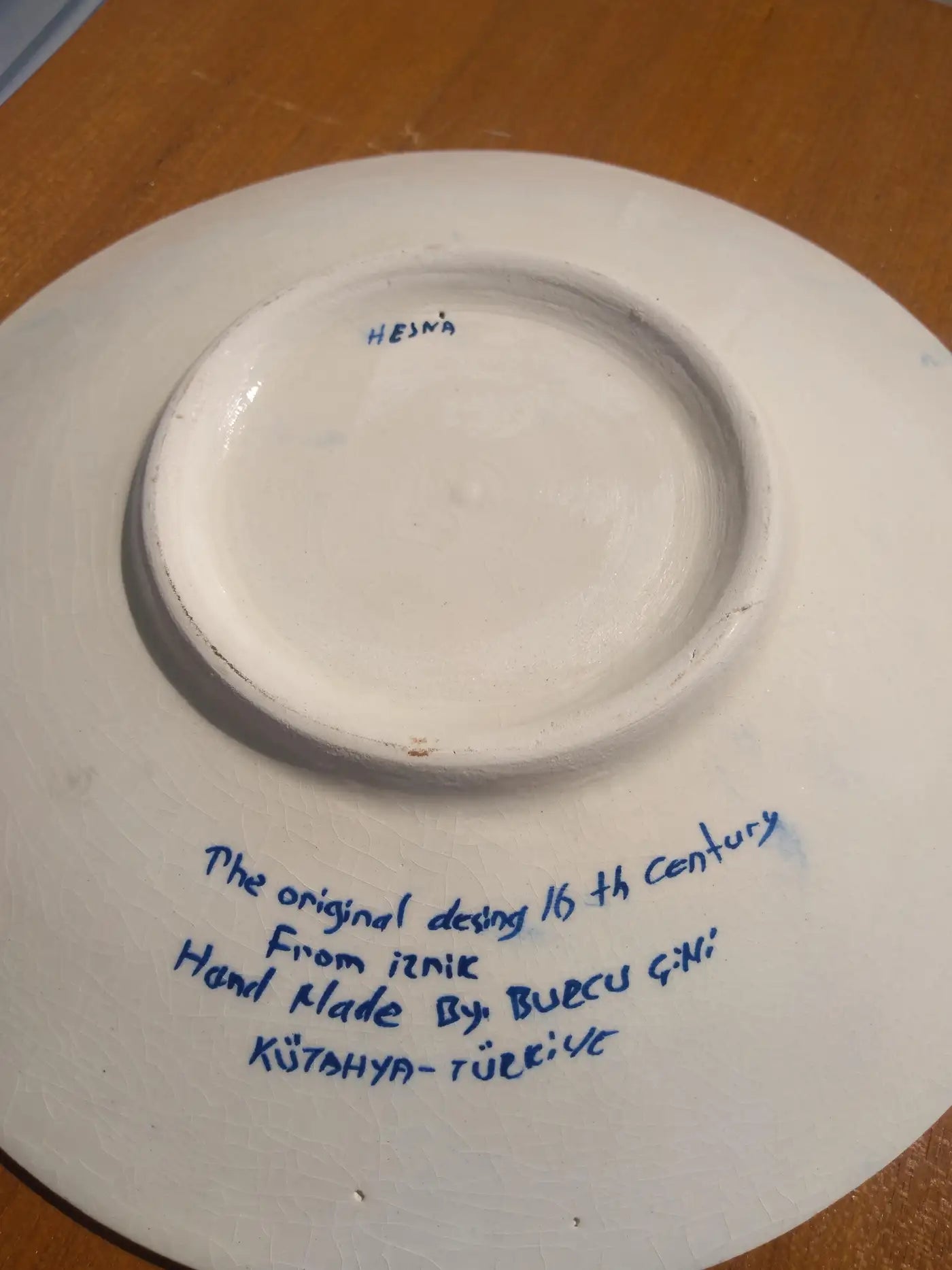 Decorative Turkish plate with Islamic art pattern