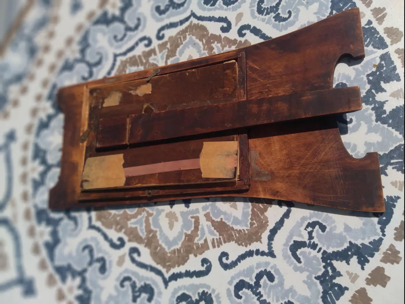 19th Century Hand Carved Photo Picture Frame