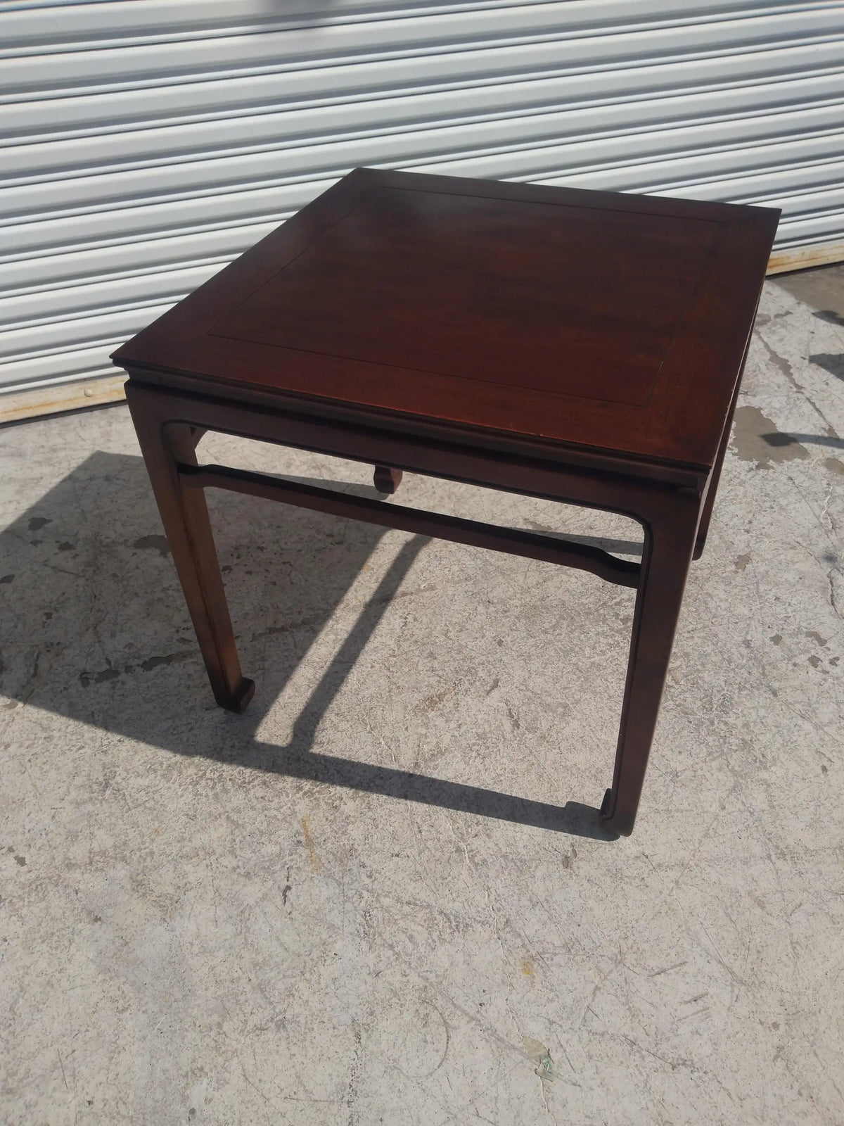 Henredon Walnut Ming Style Side Table