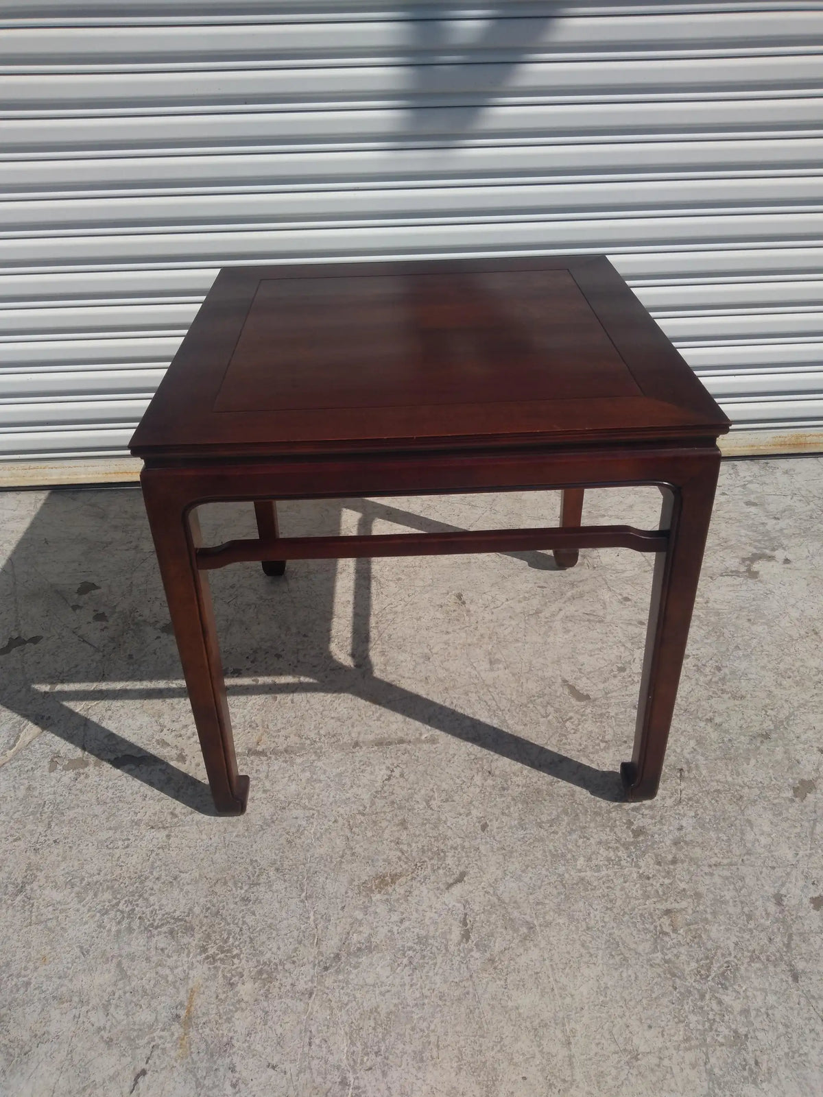Henredon Walnut Ming Style Side Table