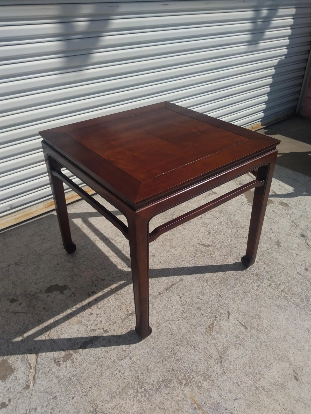 Henredon Walnut Ming Style Side Table