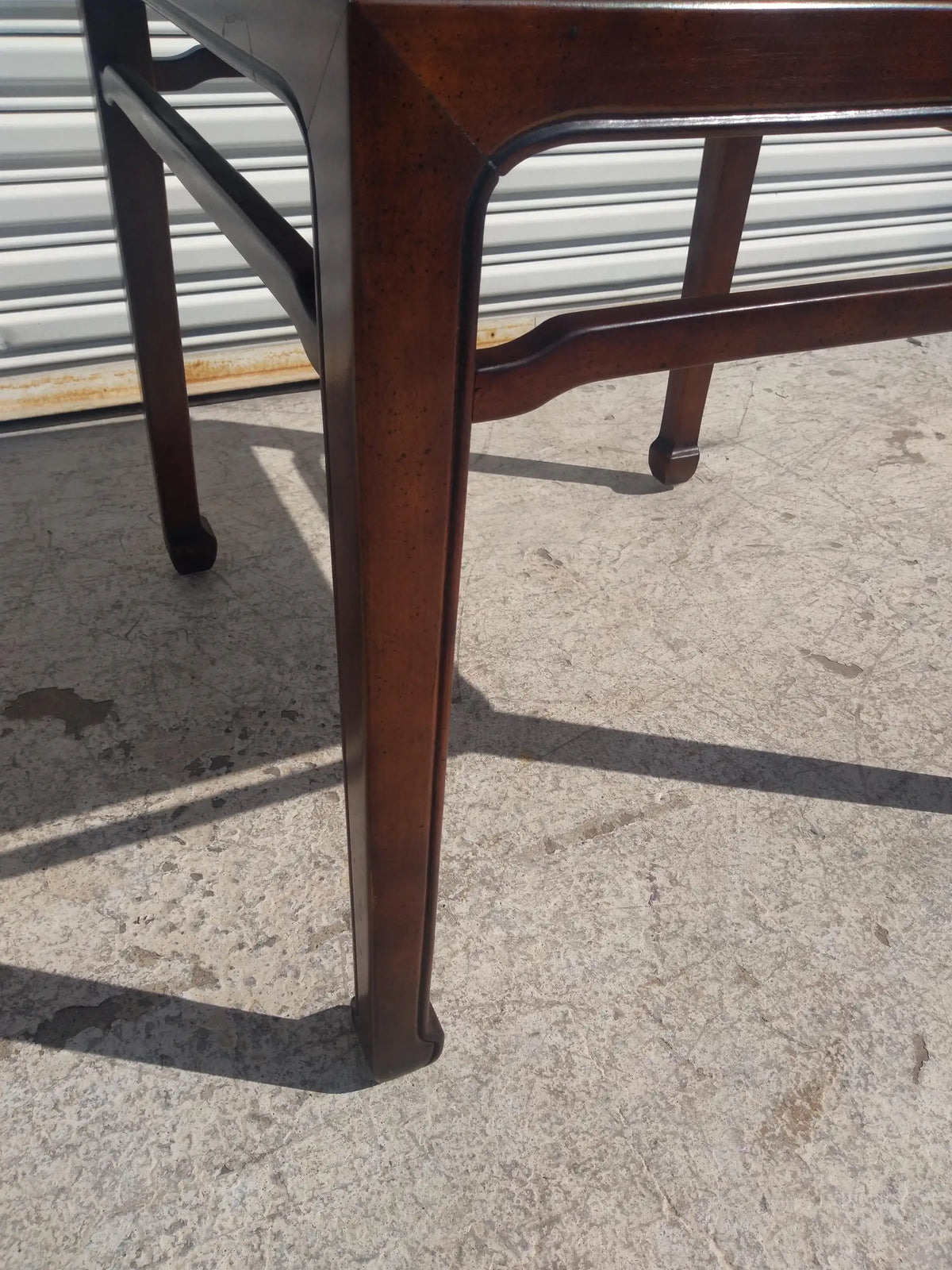 Henredon Walnut Ming Style Side Table