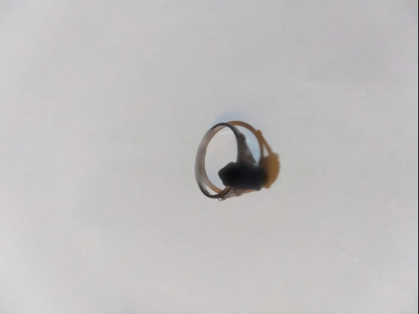 Sterling Silver and Onyx Ring size 8