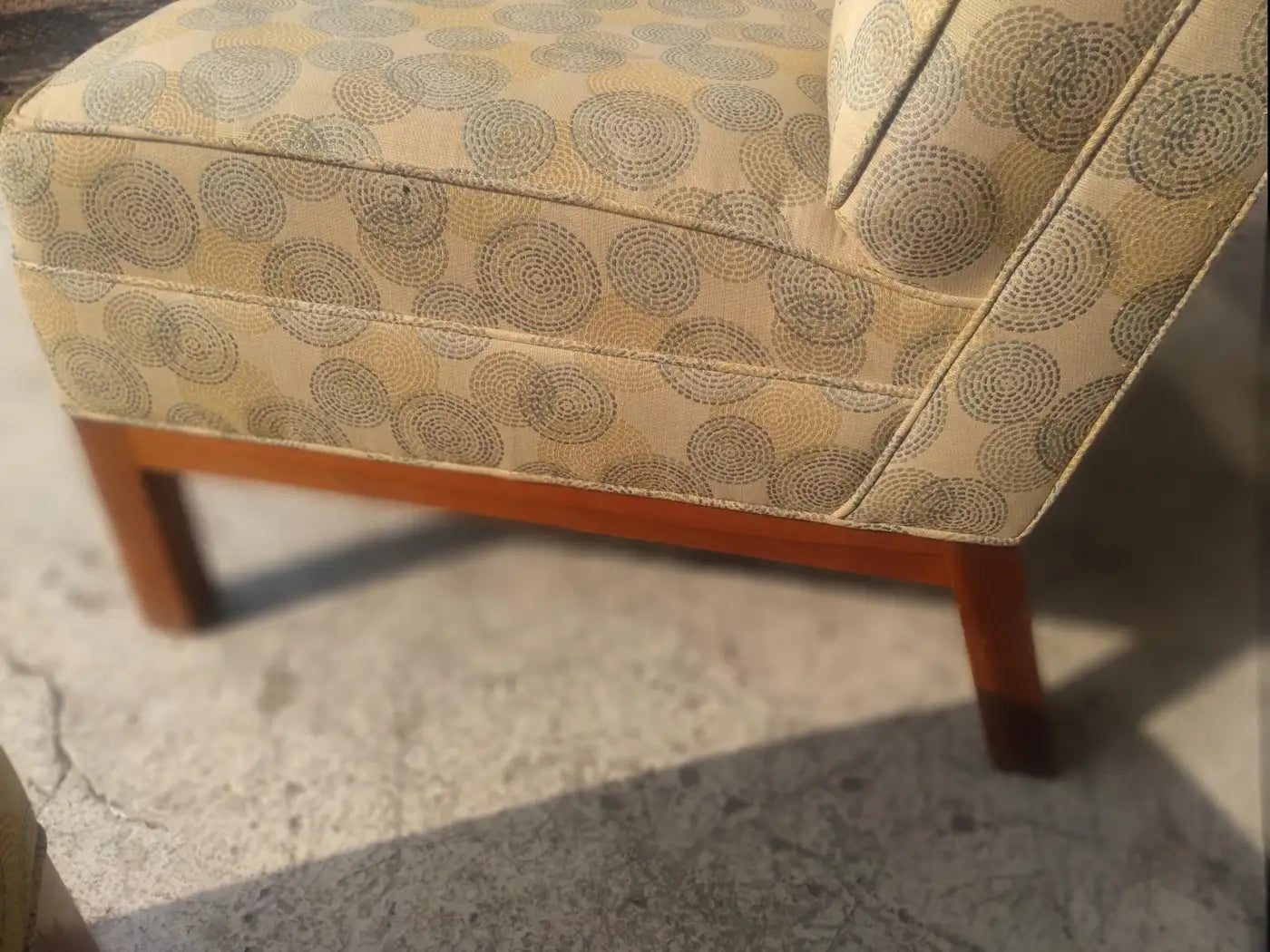 Pair of vintage Edward Wormley style chairs for living room