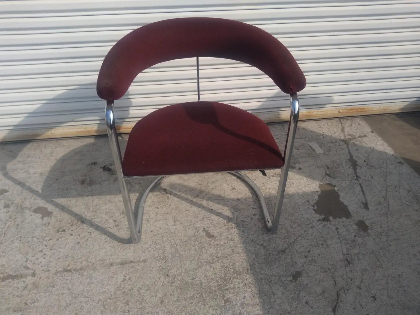 Vintage Thonet Anton Lorenz chrome armchair