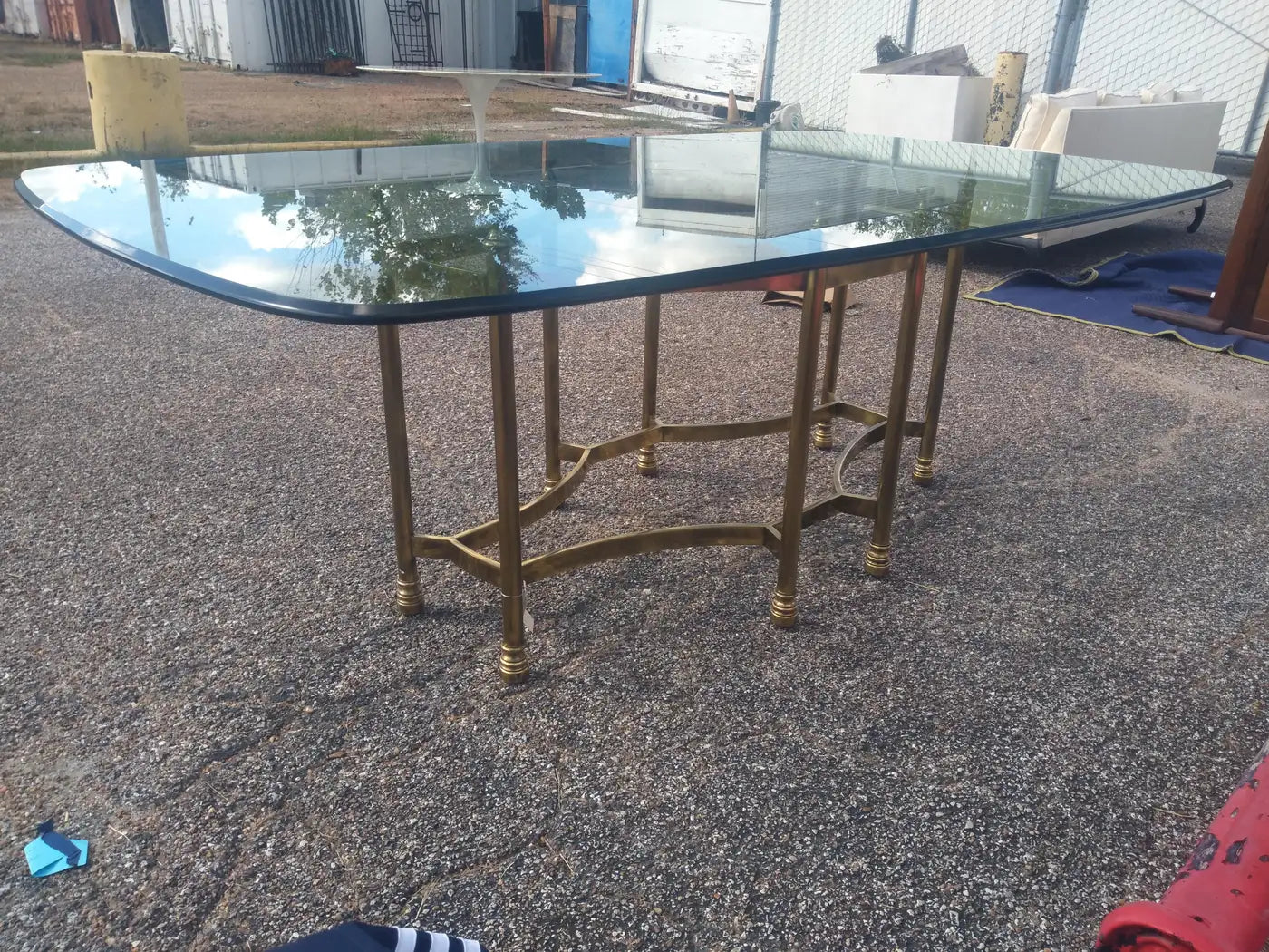 Sophisticated neoclassical dining table by Maison Bagues