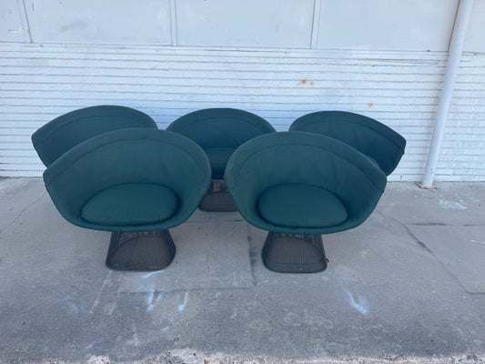 Pair of Warren Platner Lounge Chairs by Knoll Furniture