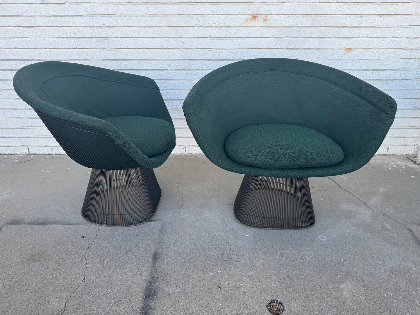 Pair of Warren Platner Lounge Chairs by Knoll Furniture