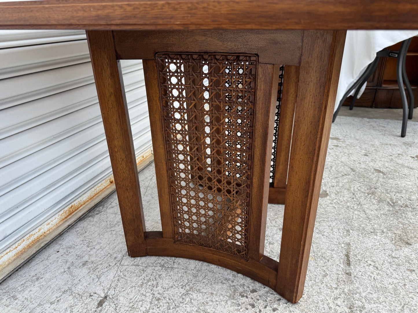 Vintage 1960's Caned Bottom Breakfast Table