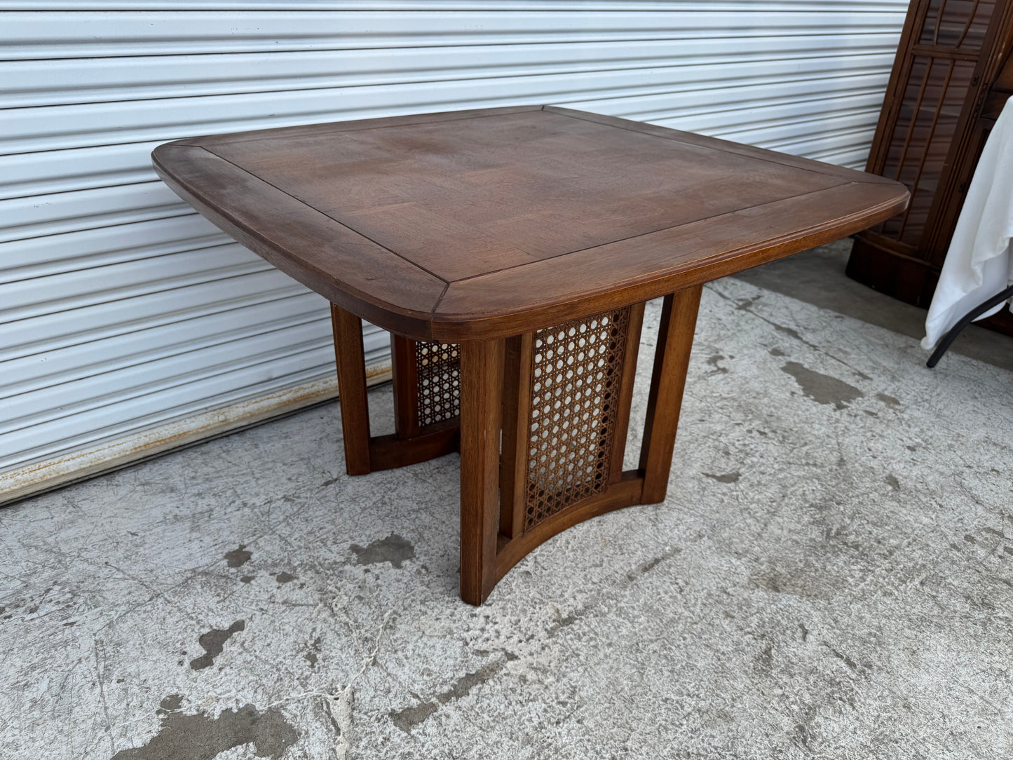 Vintage 1960's Caned Bottom Breakfast Table