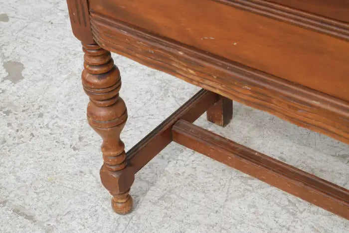 Antique 1930 Myers/Spalti Mfg Co Walnut Buffet